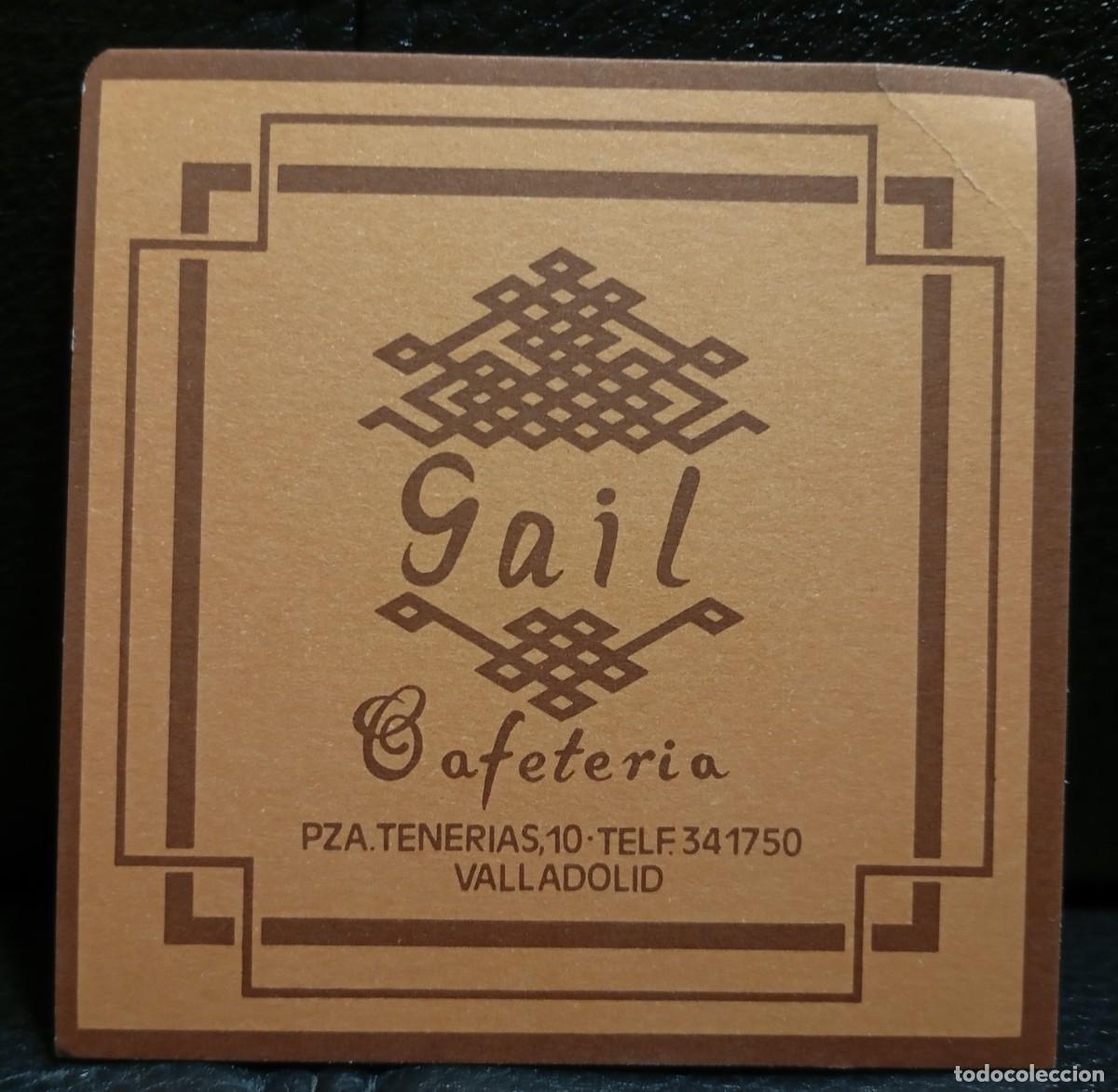 Coleccionismo: GAIL CAFETERIA - POSAVASOS - VALLADOLID - CERVEZA - REFRESCOS - SIDRA - BITTER