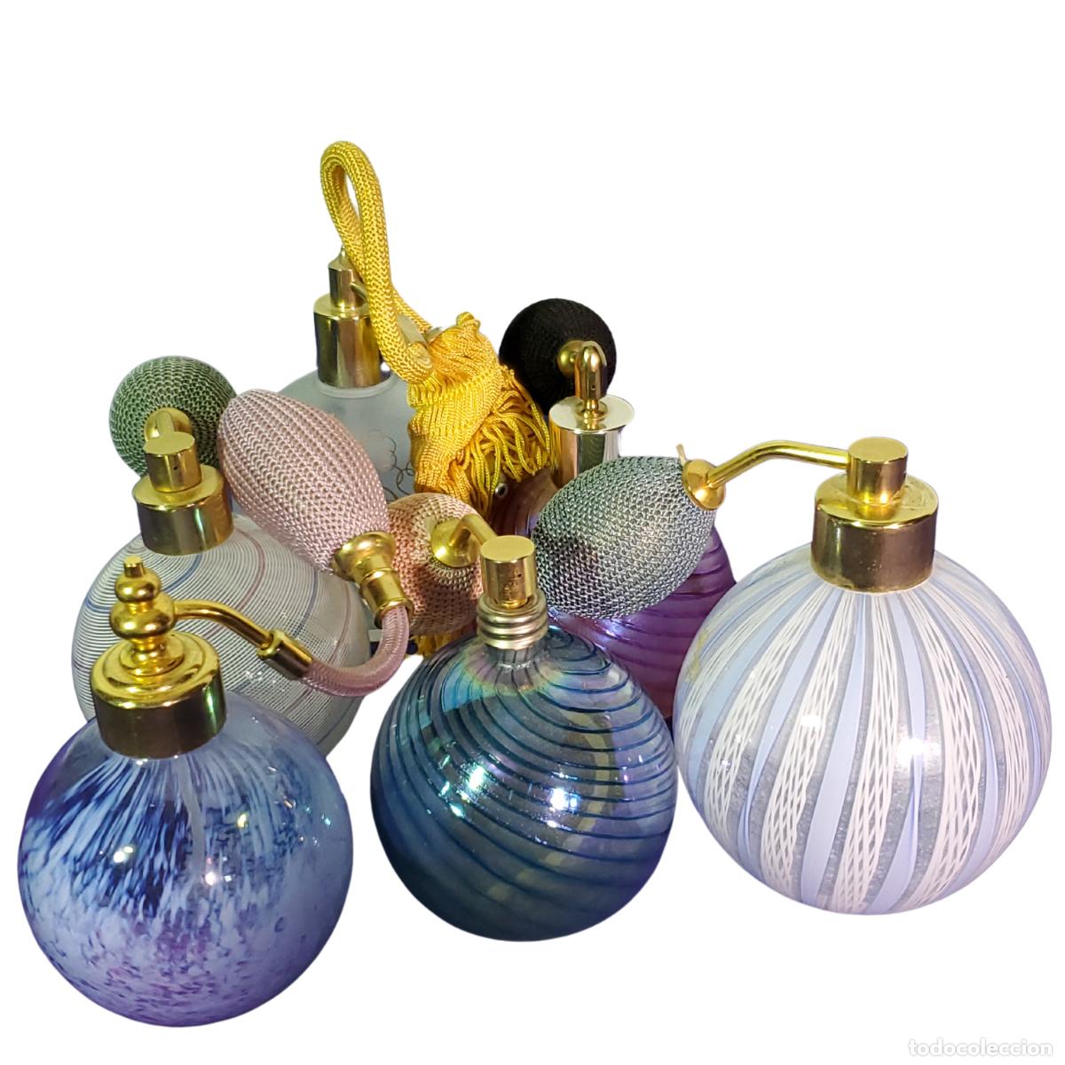Colecionismo: Lote 6 Atomizadores Perfum Caithness Glass Escocia