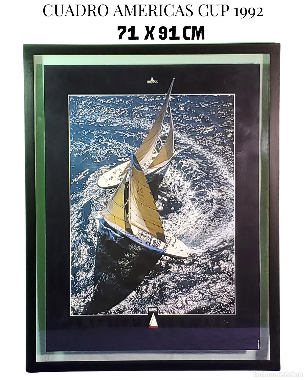 Coleccionismo: Cuadro de la America's Cup 1992