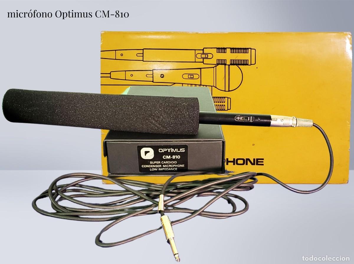 Coleccionismo: Micr&oacute;fono Optimus CM-810