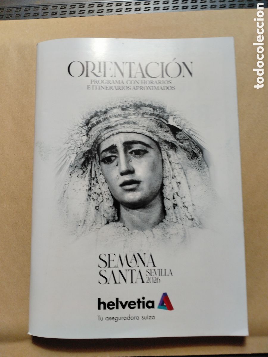 Coleccionismo: SEMANA SANTA SEVILLA 2026 - ITINERARIO - HELVETIA SEGUROS.