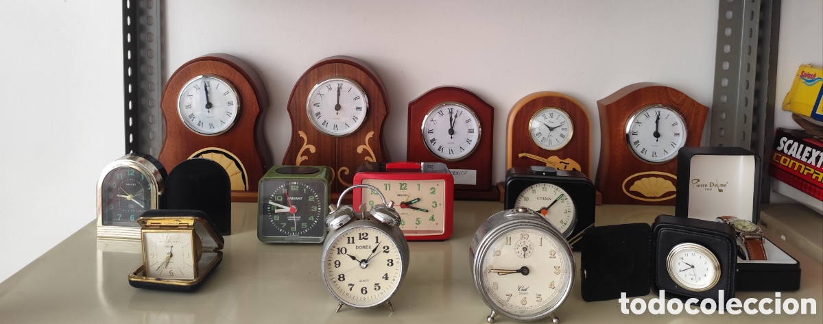 Coleccionismo: Lote relojes despertador pared