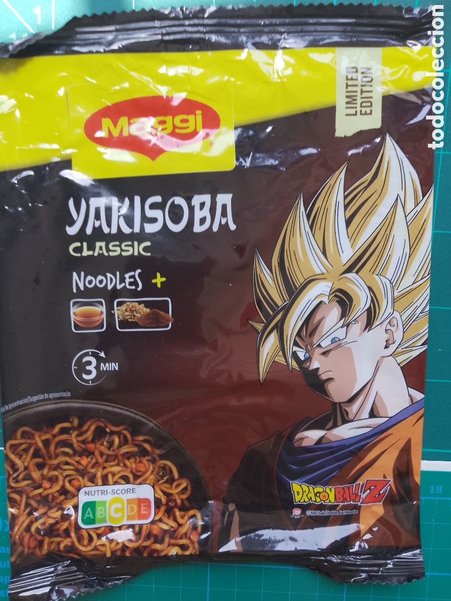 Coleccionismo: DRAGON BALL Z . LIMTED EDITION . MAGGI YAKISOBA . BOLSA VACIA