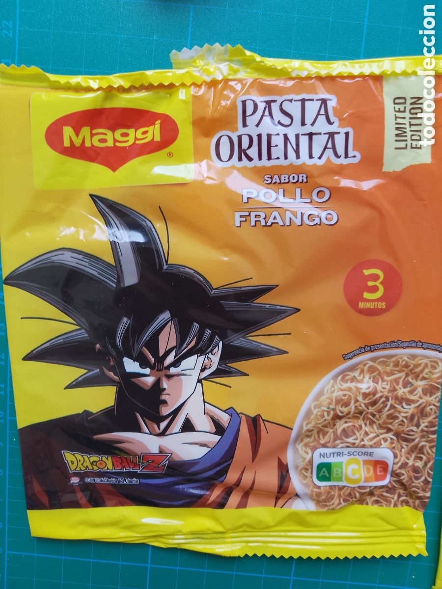 Coleccionismo: DRAGON BALL Z . LIMTED EDITION . MAGGI PASTA ORIENTAL POLLO . BOLSA VACIA