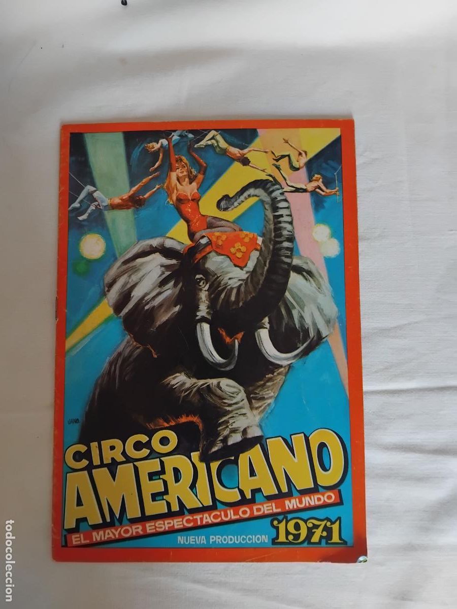 Coleccionismo: PROGRAMA DEL CIRCO AMERICANO 1971.