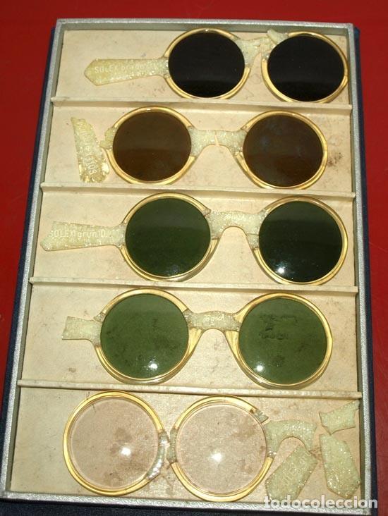 Coleccionismo: Juego de gafas antiguas