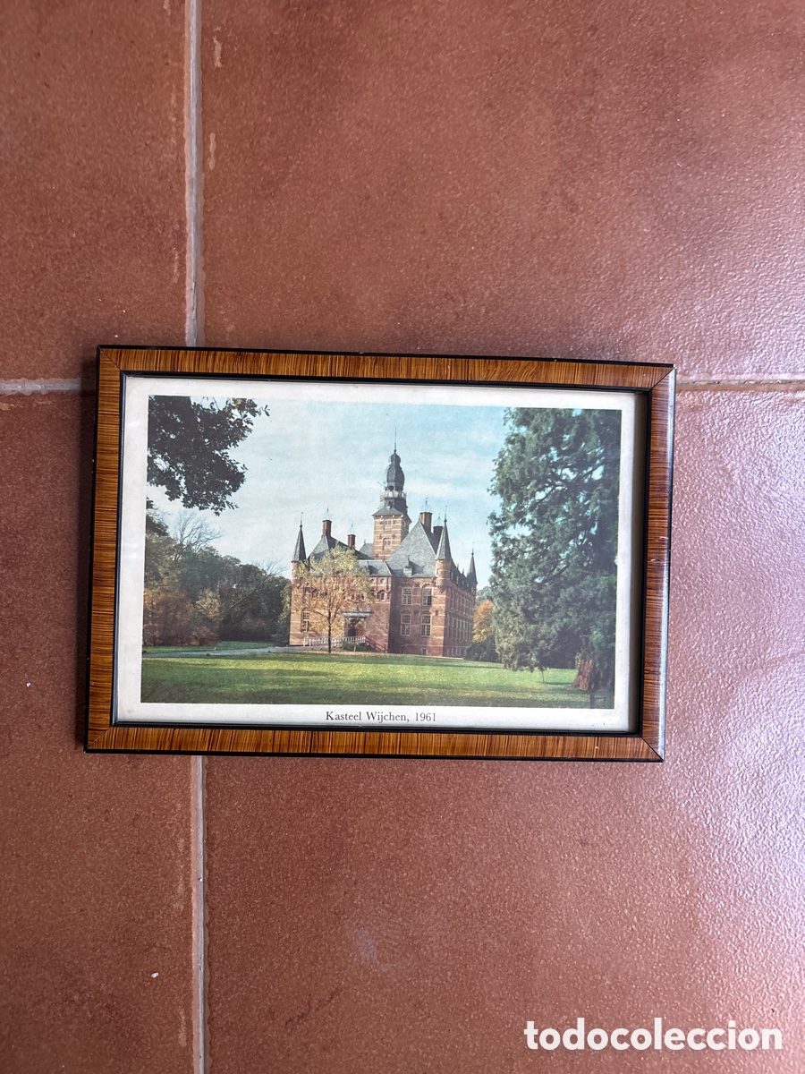 Coleccionismo: Cuadro L&aacute;mina del Kasteel Wijchen, 1961. ASM