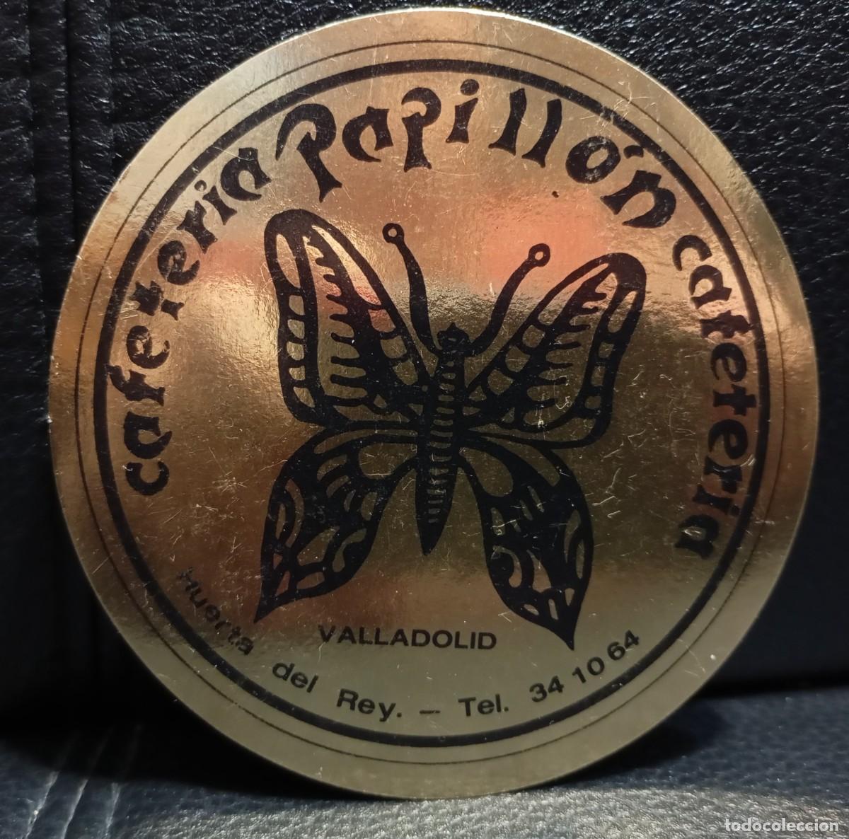 Coleccionismo: CAFETERIA PAPILLON - POSAVASOS - VALLADOLID - CERVEZA - REFRESCOS - SIDRA - BITTER