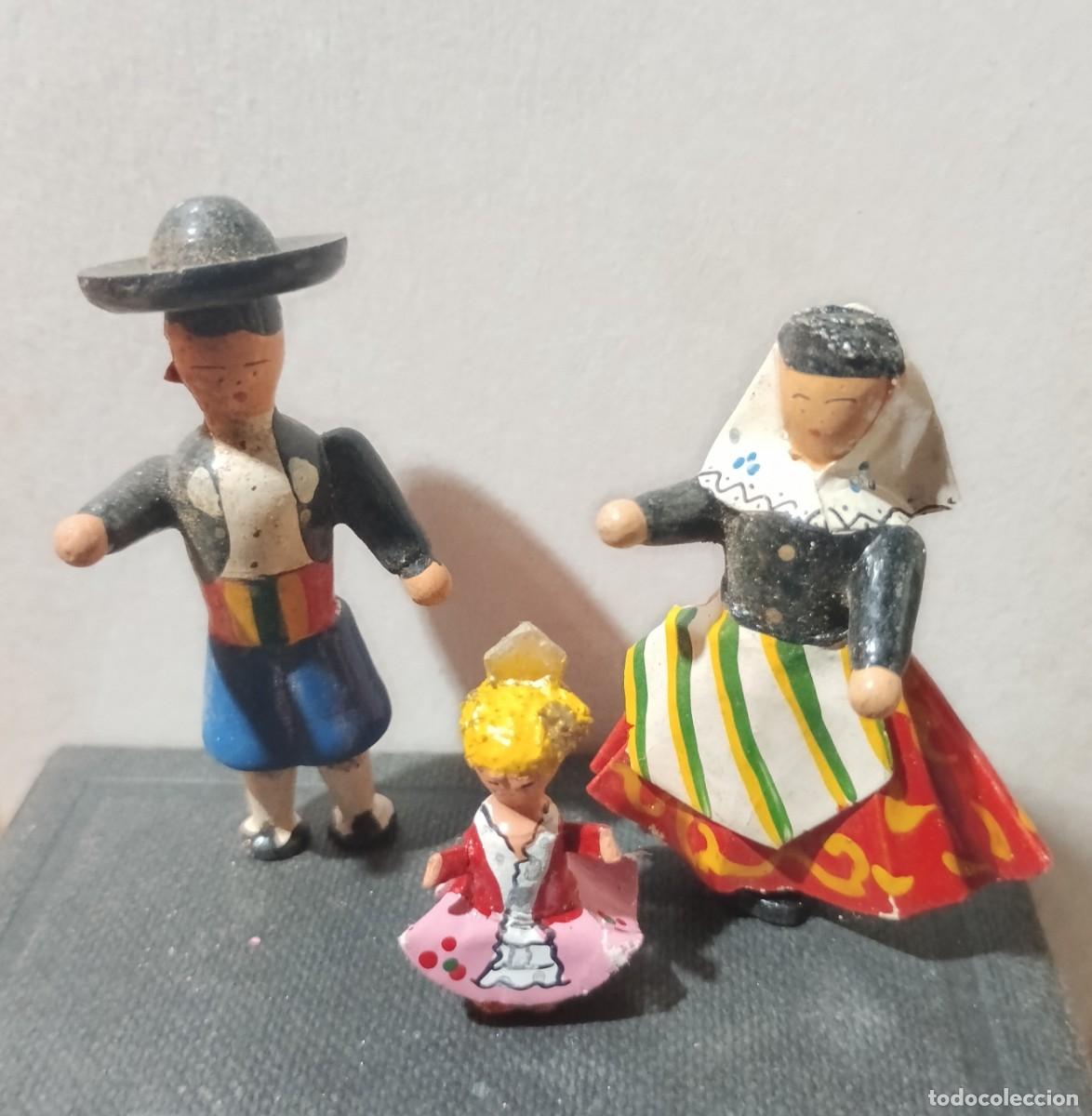 Coleccionismo: FIGAR&Oacute;-MU&Ntilde;EQUITOS DE MADERA-ARTESANIA-60,s.