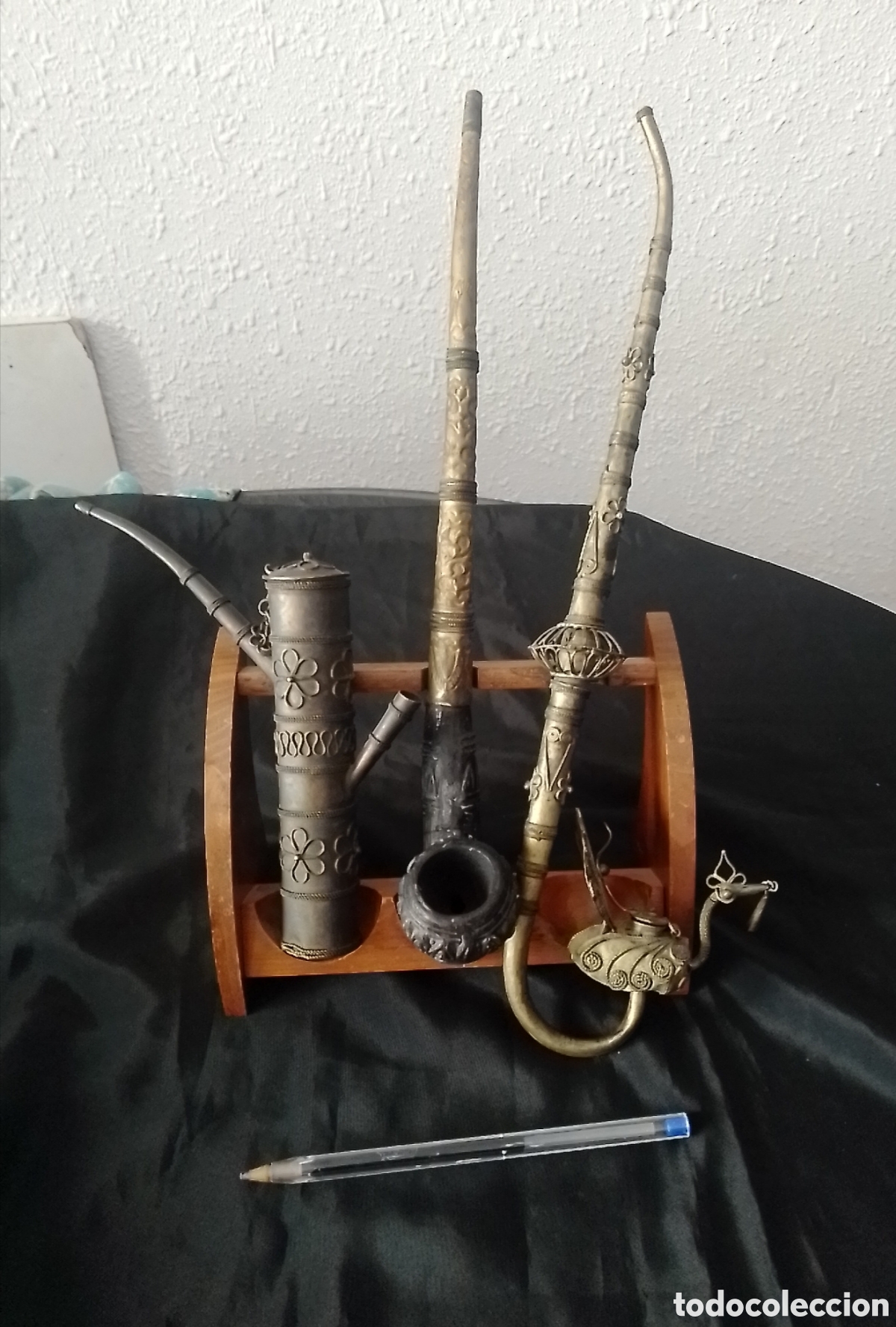 Coleccionismo: 3 pipas asiaticas antiguas
