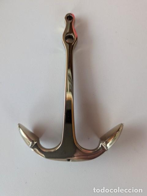 Collecting: ARTESANIA NAUTICA EN BRONCE - ANCLA 14x8 CM - IMPECABLE
