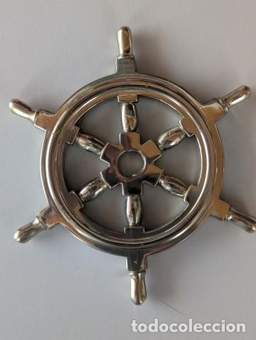 Collecting: ARTESANIA NAUTICA EN BRONCE - RUEDA 11 CM - diametro