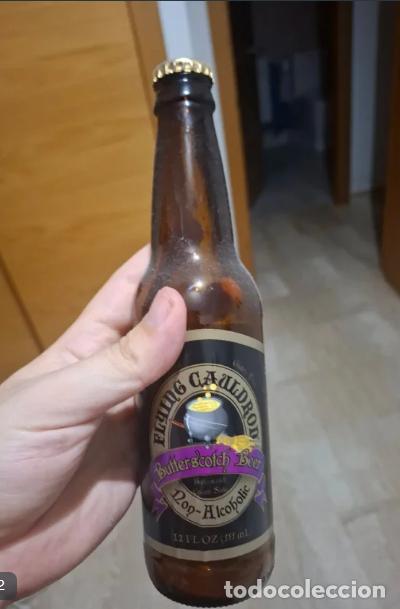 Coleccionismo: Botella cerveza de mantequilla harry potter