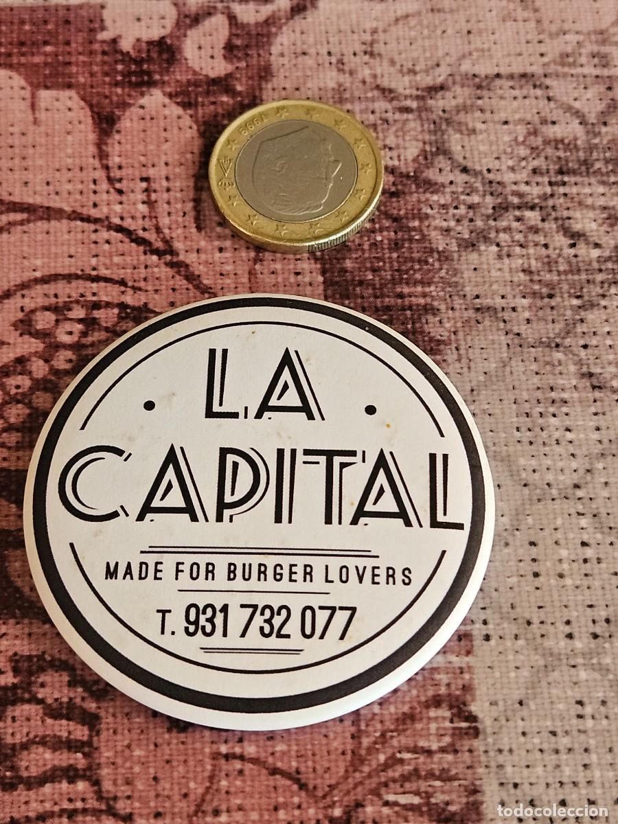 Coleccionismo: Im&aacute;n Redondo Con El Logotipo LA CAPITAL Made For Burger Lovers, Hamburgueser&iacute;a Gourmet.