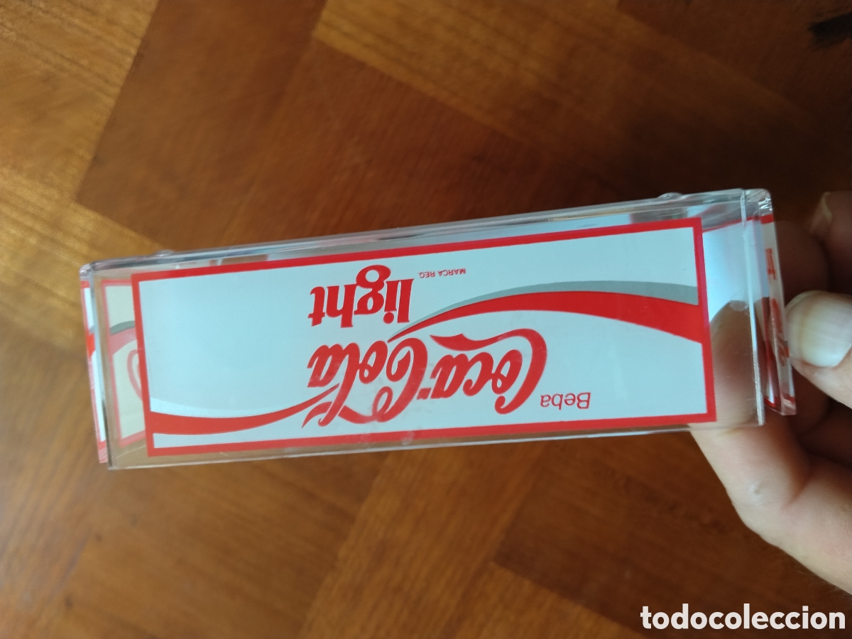 Coleccionismo: Servilletero beba Coca-Cola light - Foto 2
