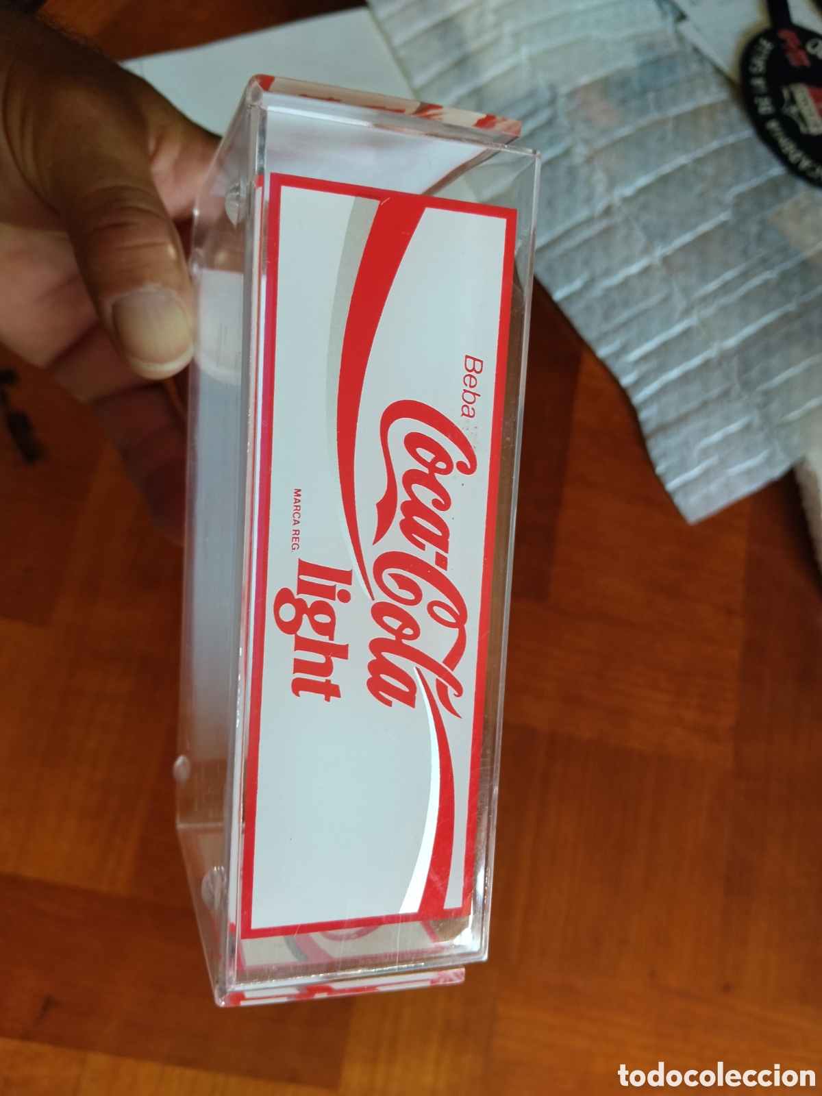 Coleccionismo: Servilletero beba Coca-Cola light - Foto 4