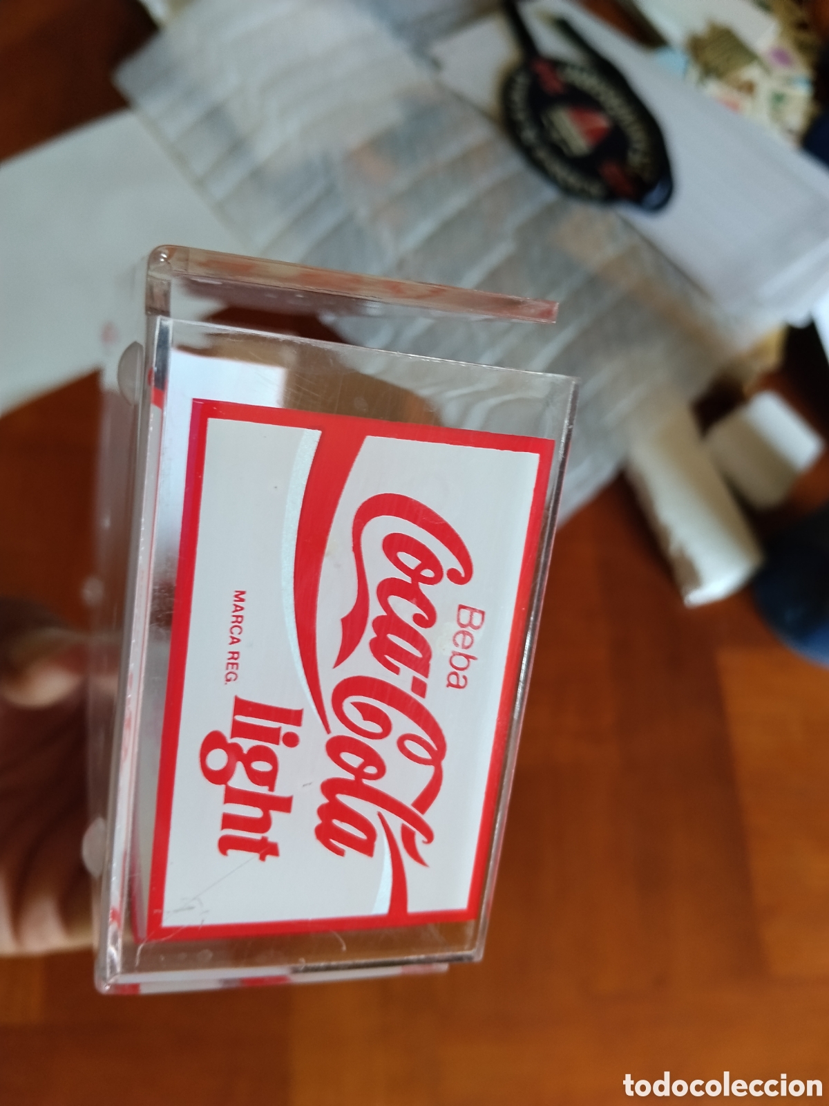 Coleccionismo: Servilletero beba Coca-Cola light - Foto 5