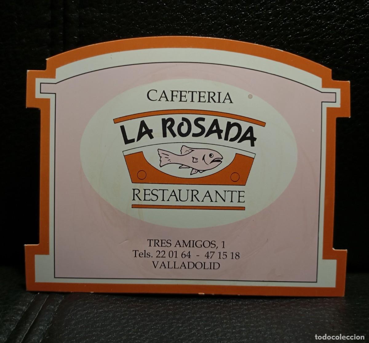 Coleccionismo: CAFETERIA LA ROSADA RESTAURANTE - POSAVASOS - VALLADOLID - CERVEZA - REFRESCOS - SIDRA - BITTER