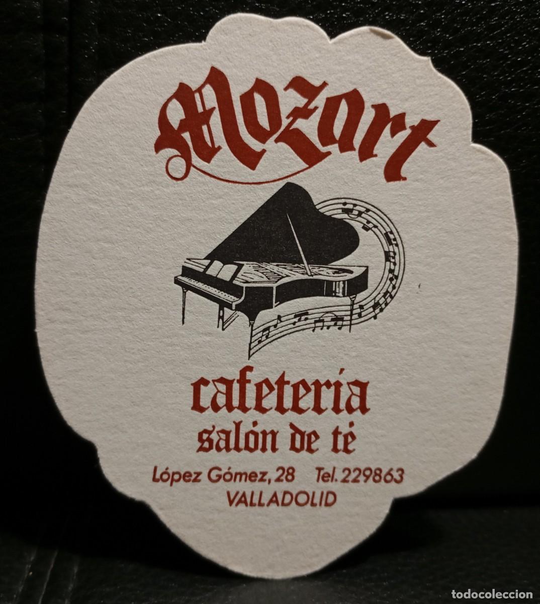 Coleccionismo: CAFETERIA MOZART SALON DE TE - POSAVASOS - VALLADOLID - CERVEZA - REFRESCOS - SIDRA - BITTER