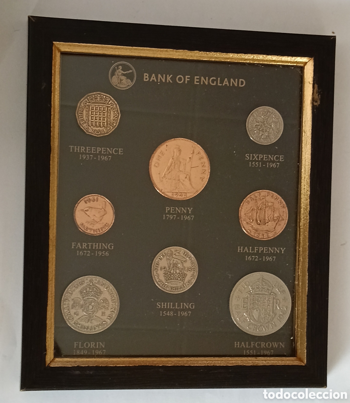 Coleccionismo: Colecci&oacute;n Antiguas Monedas Bank of England.