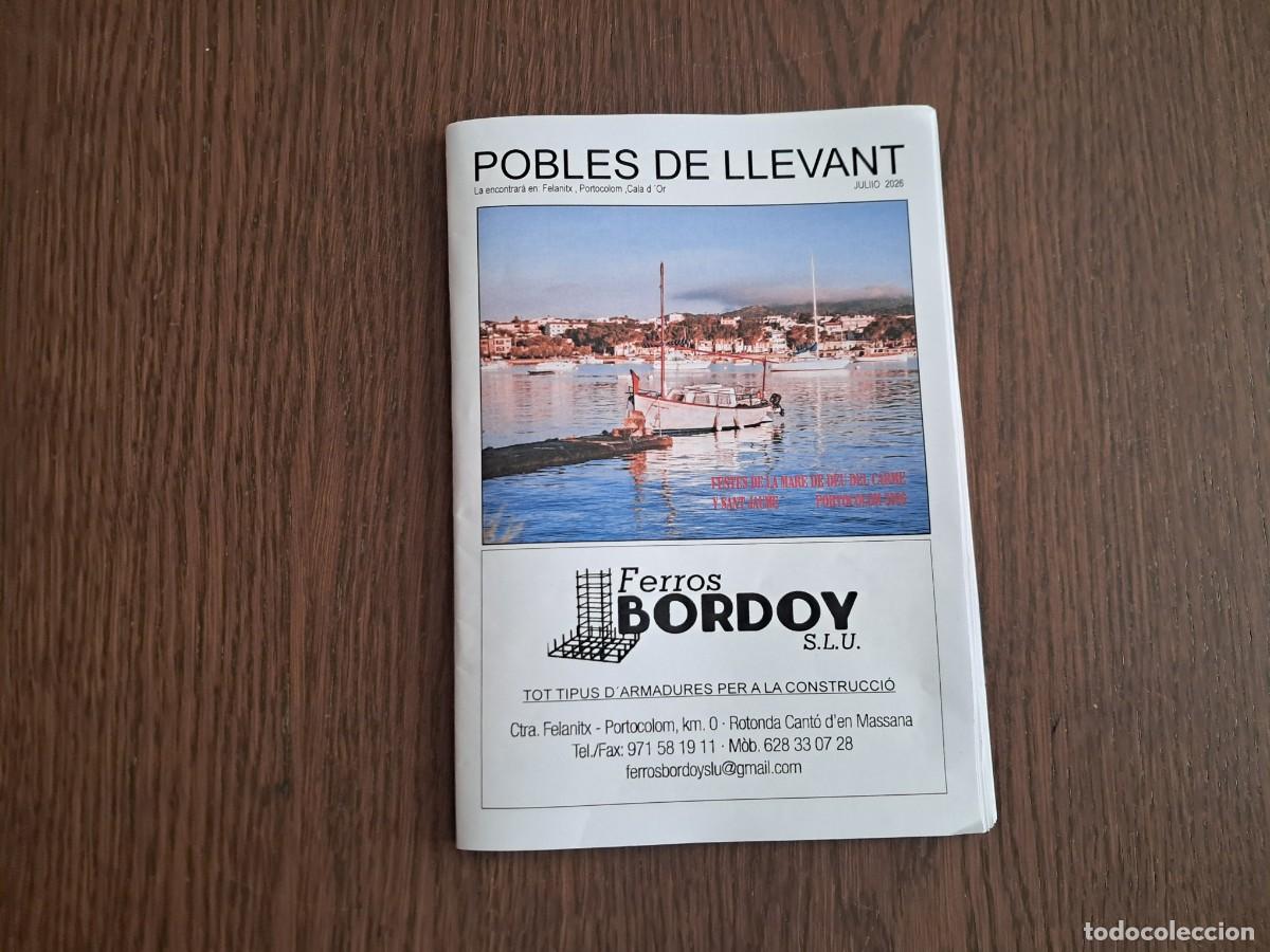 Coleccionismo: programa de fiestas pobles de Llevant, Porto Colom, Felanitx, Cala D'Or, julio 2026.