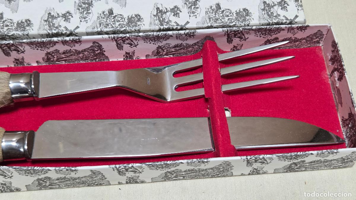 Coleccionismo: cuchillo y trinchador de caza - Foto 4