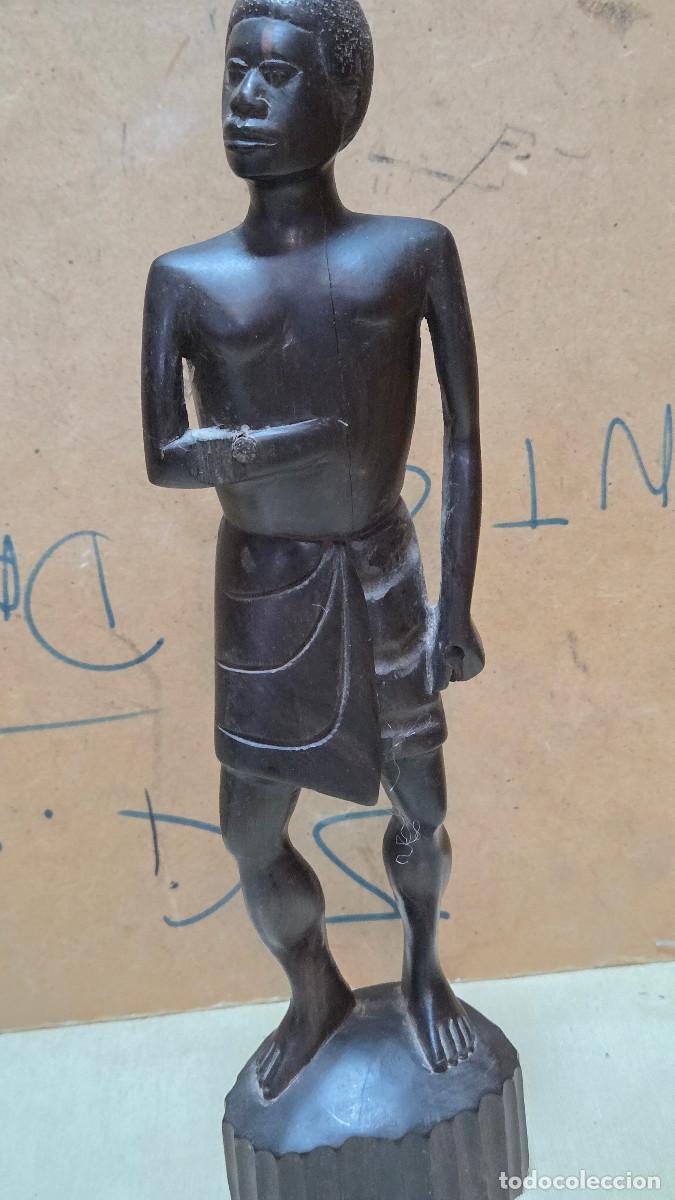 Coleccionismo: escultura de madera africana ebano - Foto 2