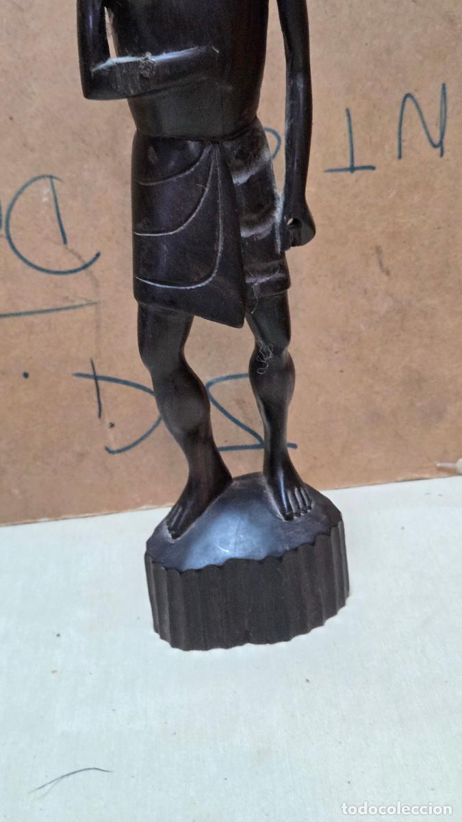 Coleccionismo: escultura de madera africana ebano - Foto 3