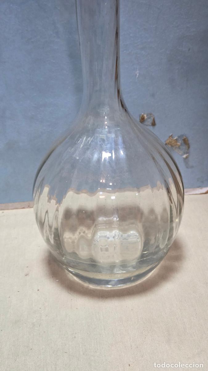 Coleccionismo: botella de cristal de licor - Foto 3