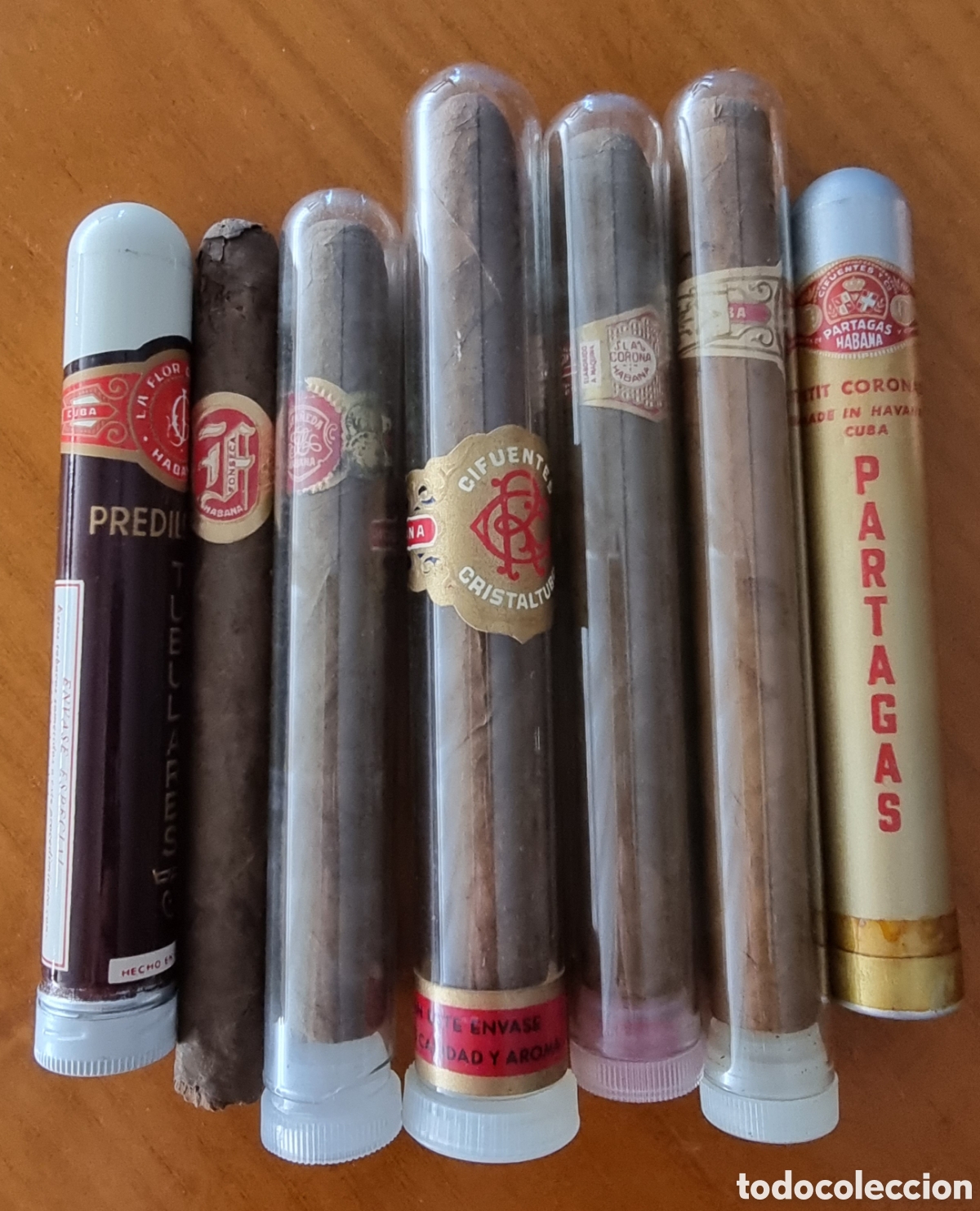 Coleccionismo: Lote puros Habanos tabaco Cuba Partag&aacute;s Cifuentes Flor de Cano buen lote