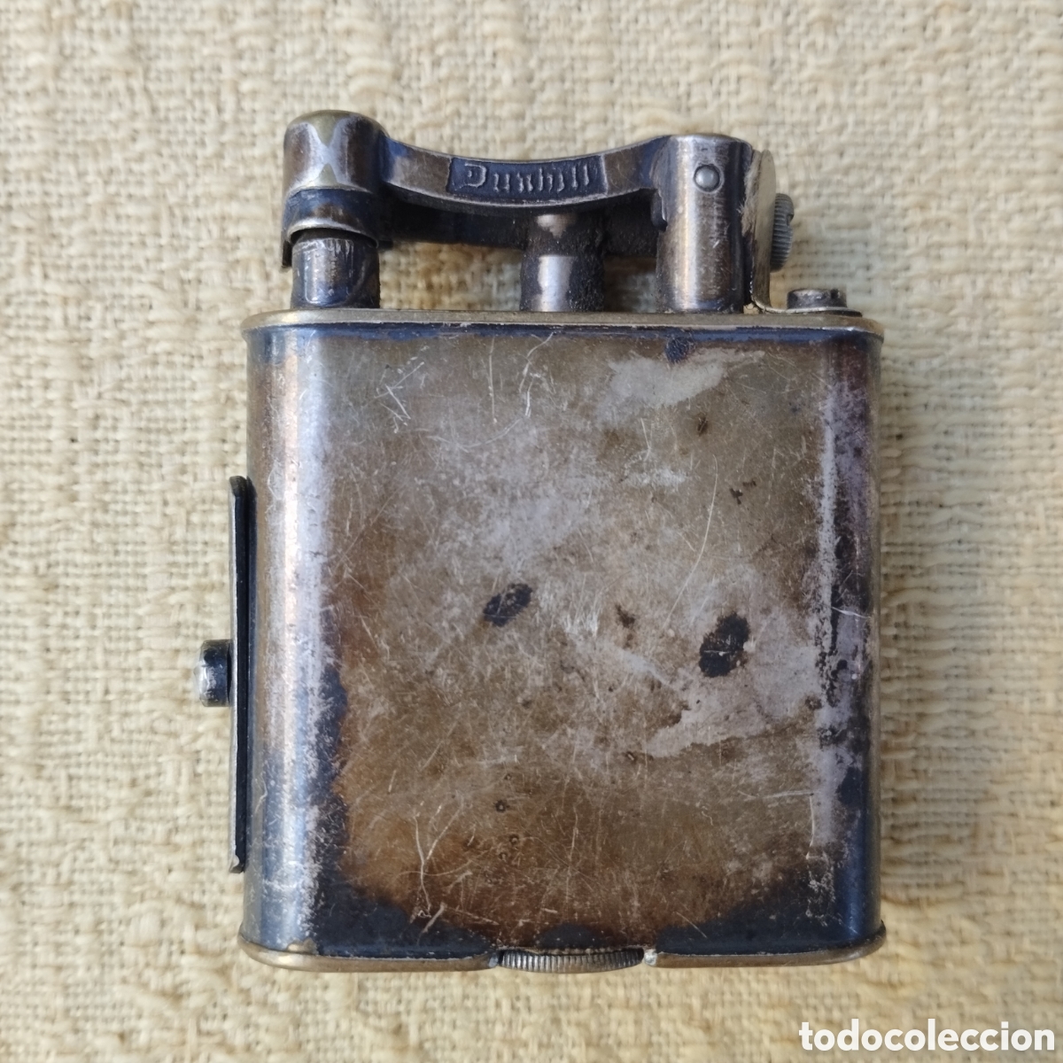 Coleccionismo: Mechero Encendedor Antiguo Dunhill Unique (c. 1920) Elevador mecha pipa Made in England Gasolina