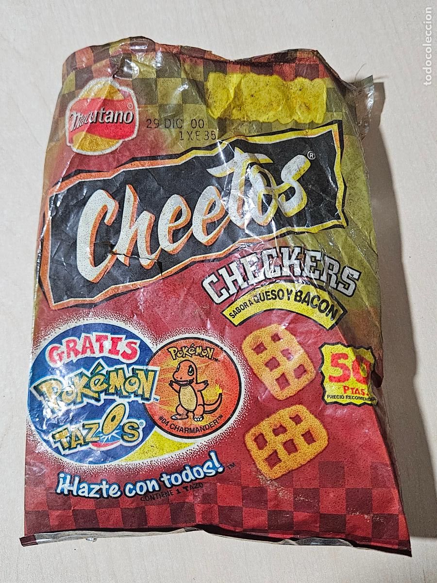 Coleccionismo: Bolsa Matutano Cheetos promoci&oacute;n Pokemon - muy rara. A&ntilde;o 2000