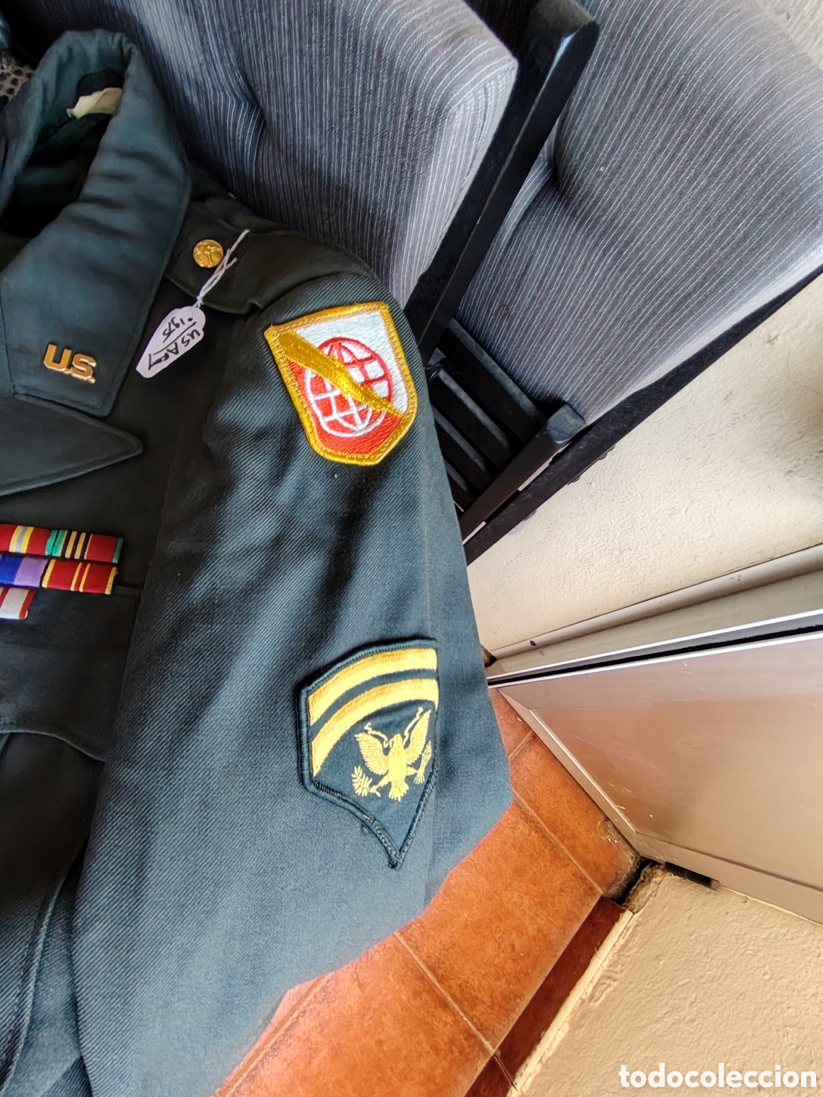 Coleccionismo: CHAQUETA MILITAR ANTIGUA EEUU - Foto 7