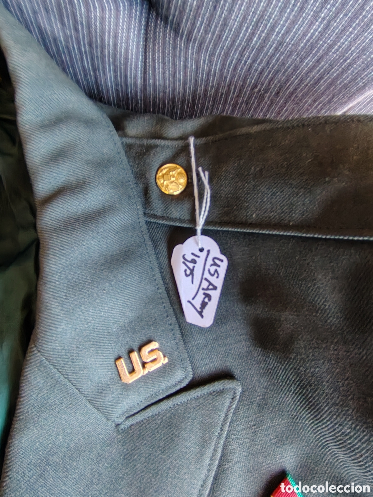 Coleccionismo: CHAQUETA MILITAR ANTIGUA EEUU - Foto 11