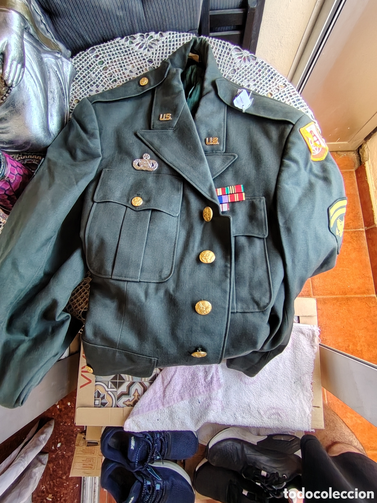Coleccionismo: CHAQUETA MILITAR ANTIGUA EEUU