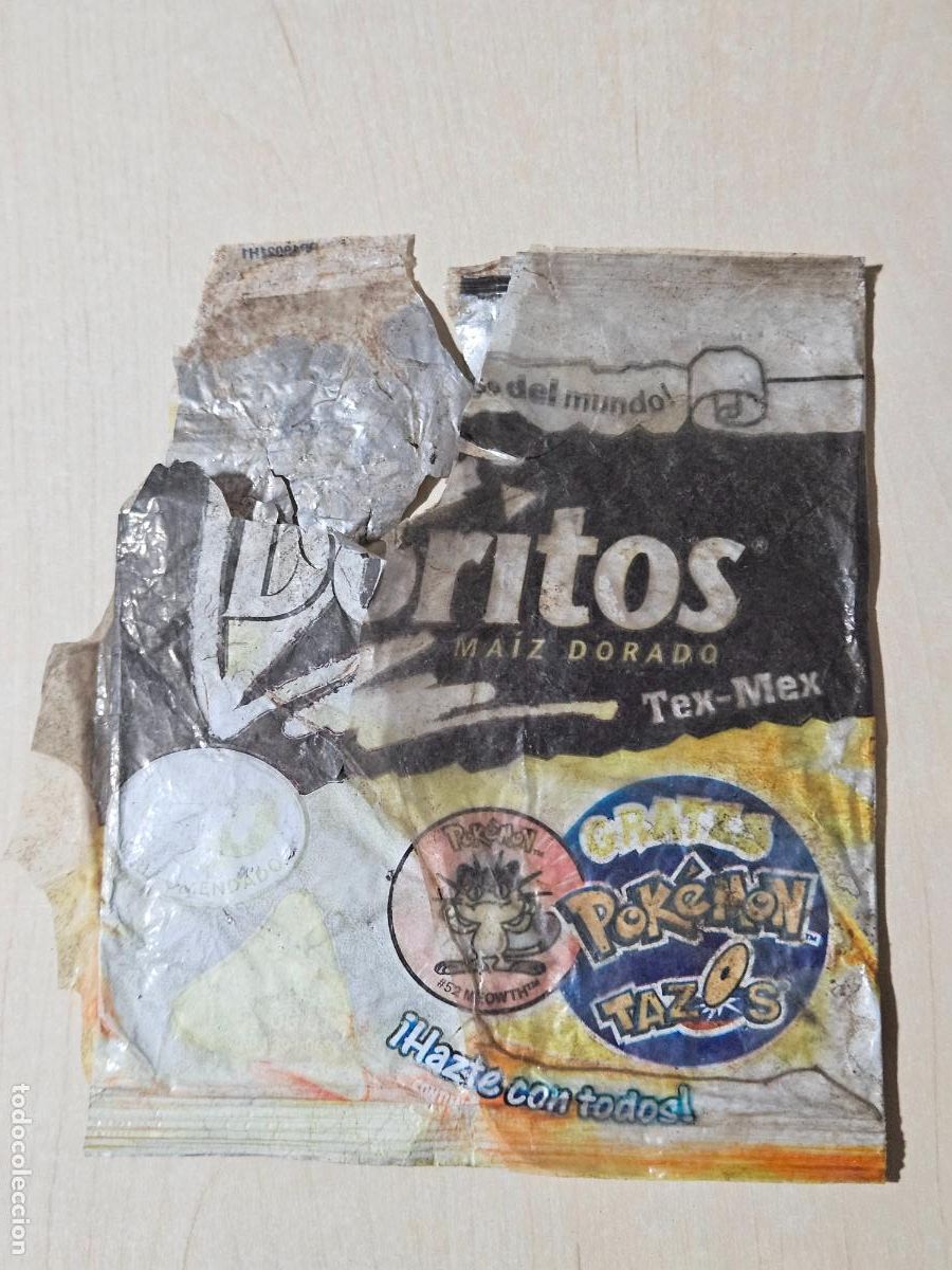 Coleccionismo: Bolsa Matutano doritos promoci&oacute;n Pokemon - muy rara. A&ntilde;o 2000