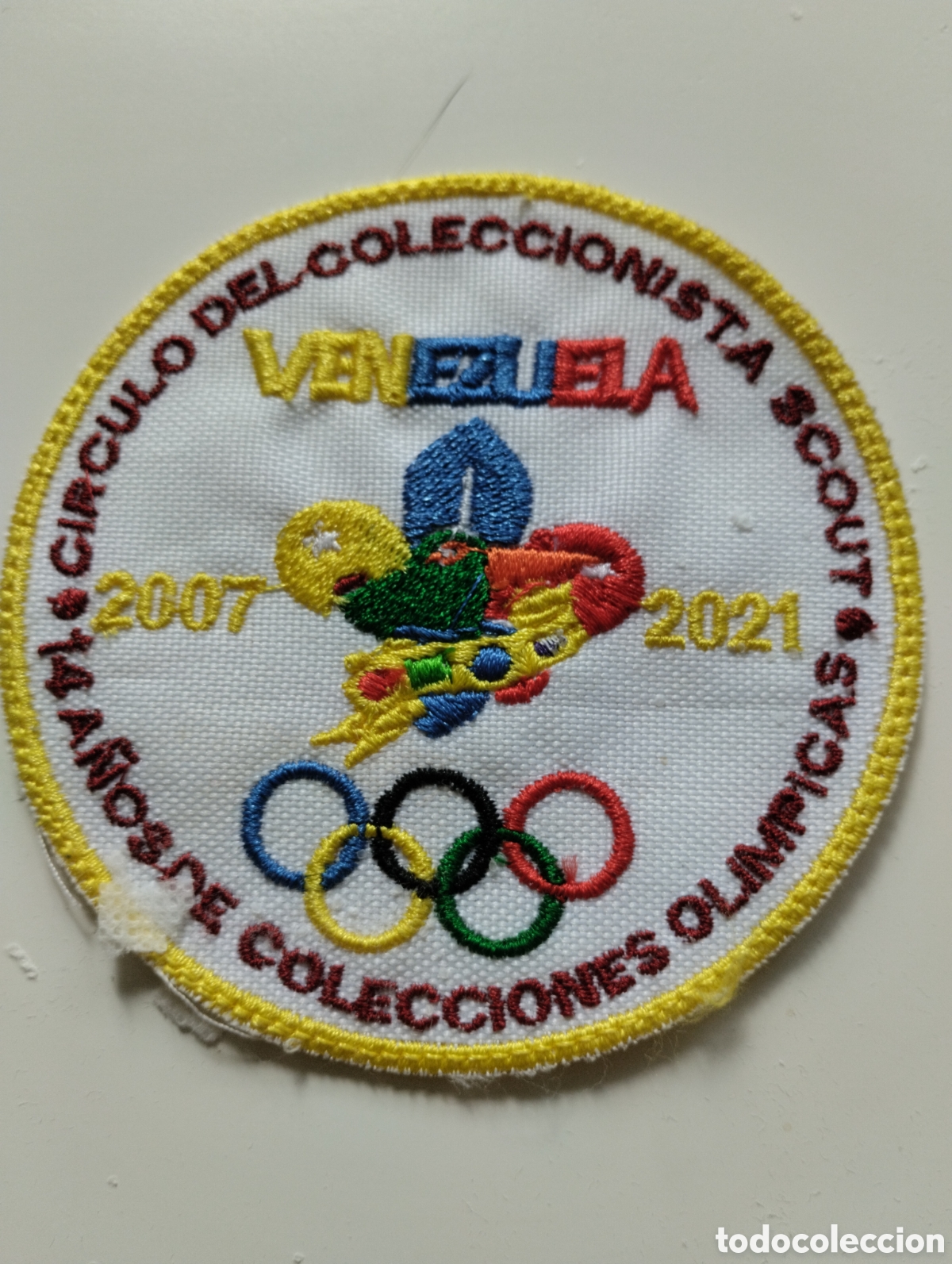 Coleccionismo: Insignia del 14to Aniversario del Circulo del Coleccionista Scout de Venezuela