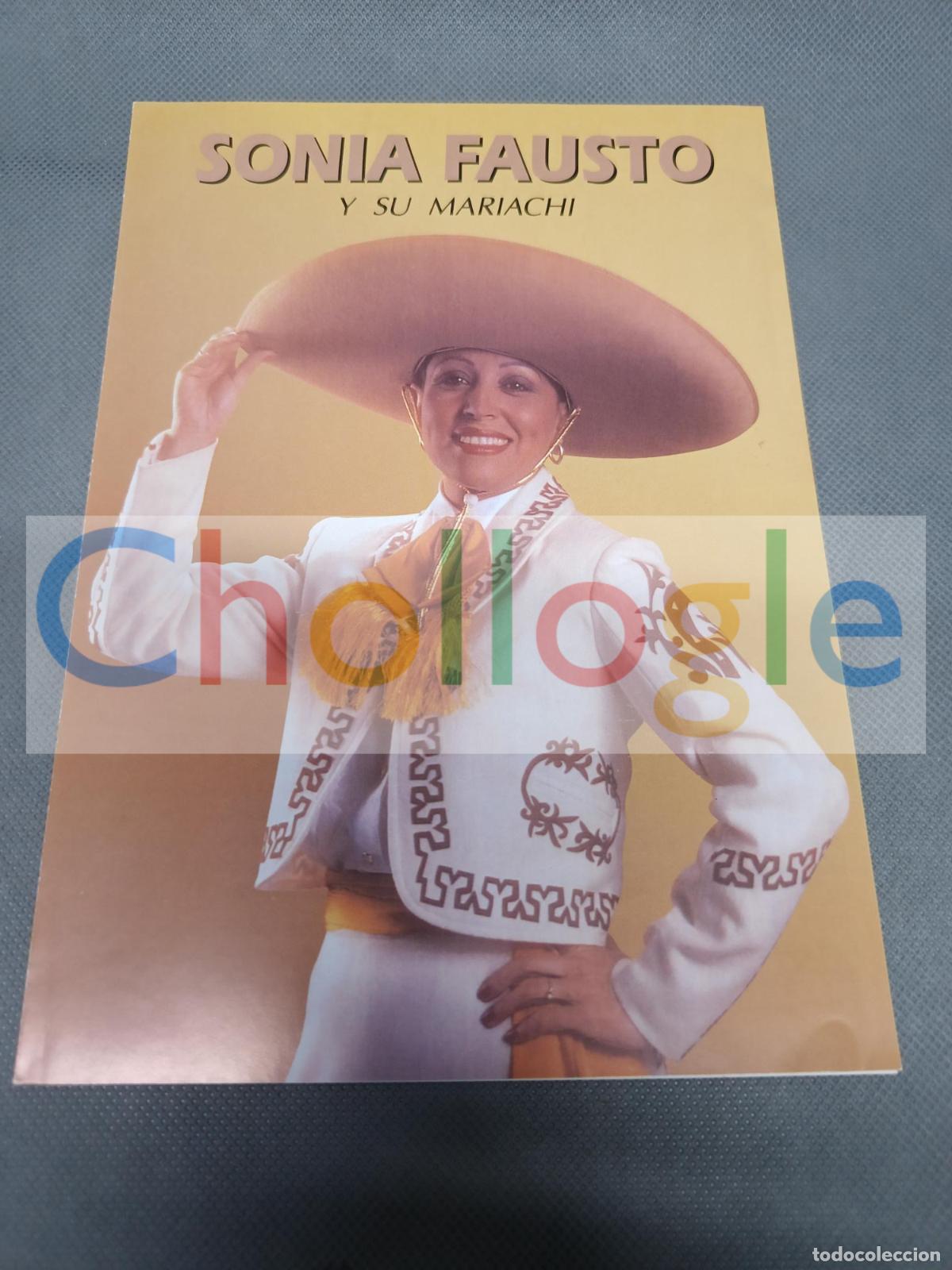 Coleccionismo: Sonia Fausto y su Mariachi diptico promocional
