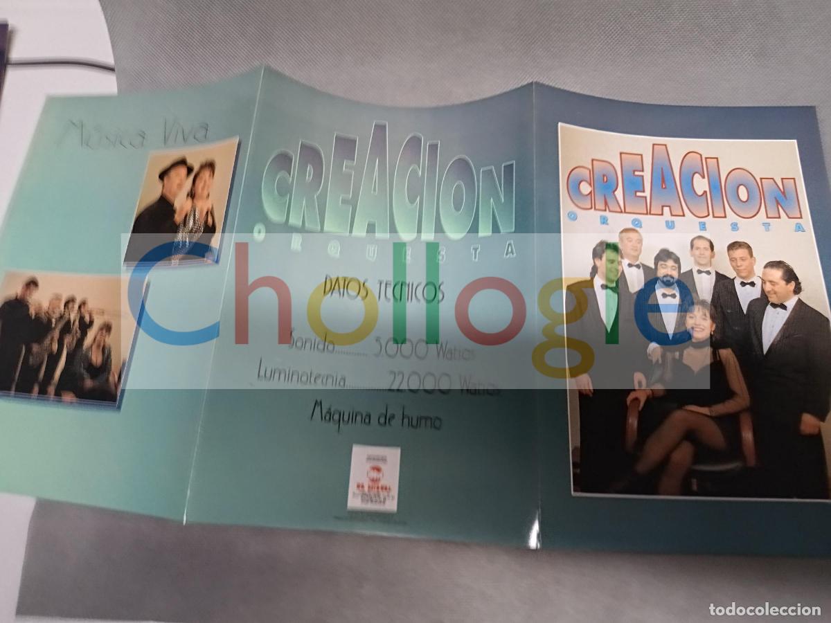Coleccionismo: Creacion orquesta triptico promocional de miguel