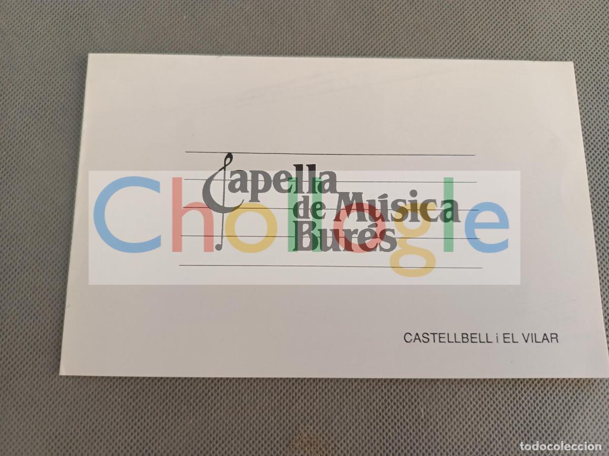 Coleccionismo: Publiciad Capella de Musica Bur&eacute;s