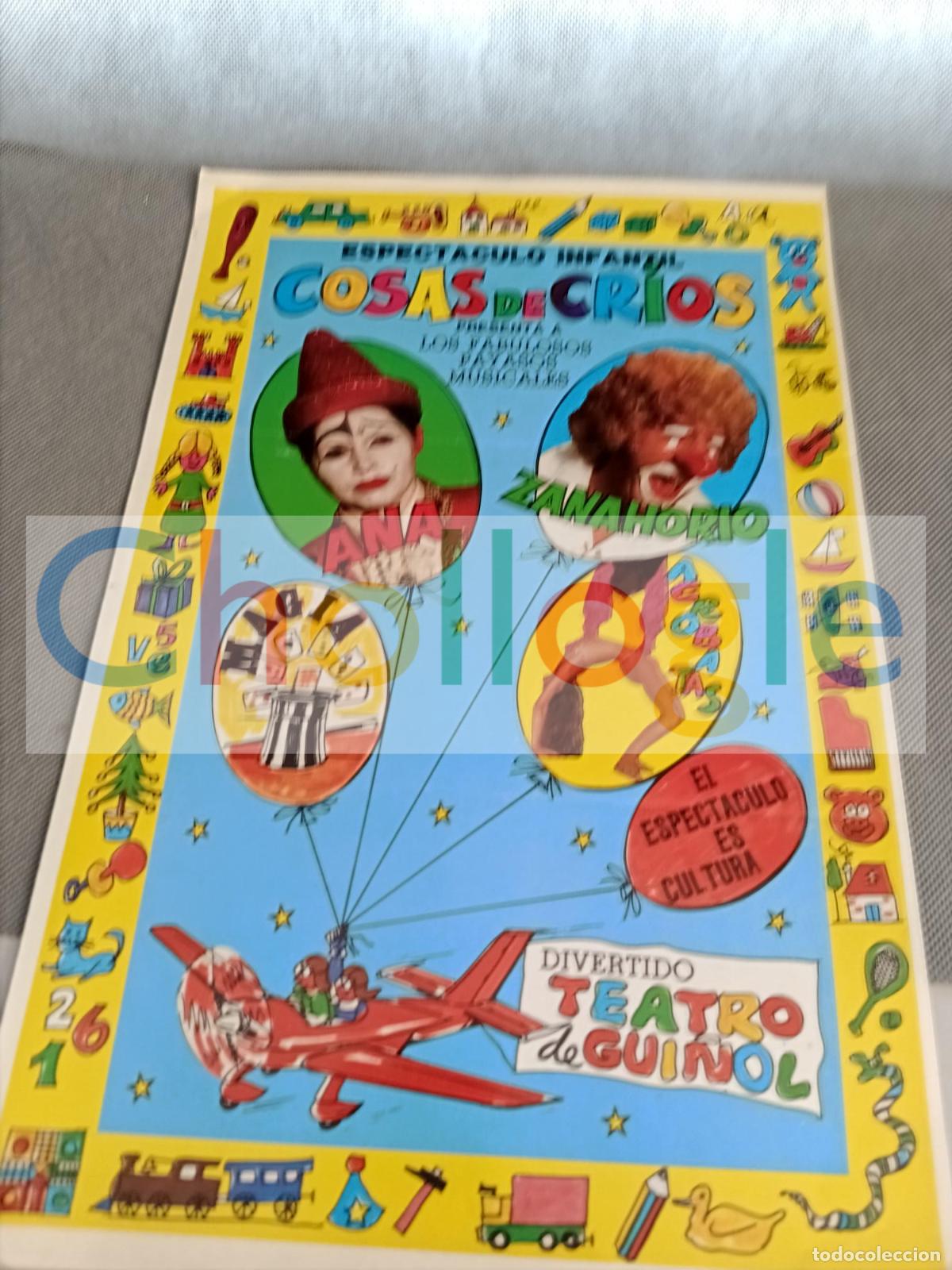 Coleccionismo: Publicidad espectaulo infantil Cosa de Crio Zanahorio