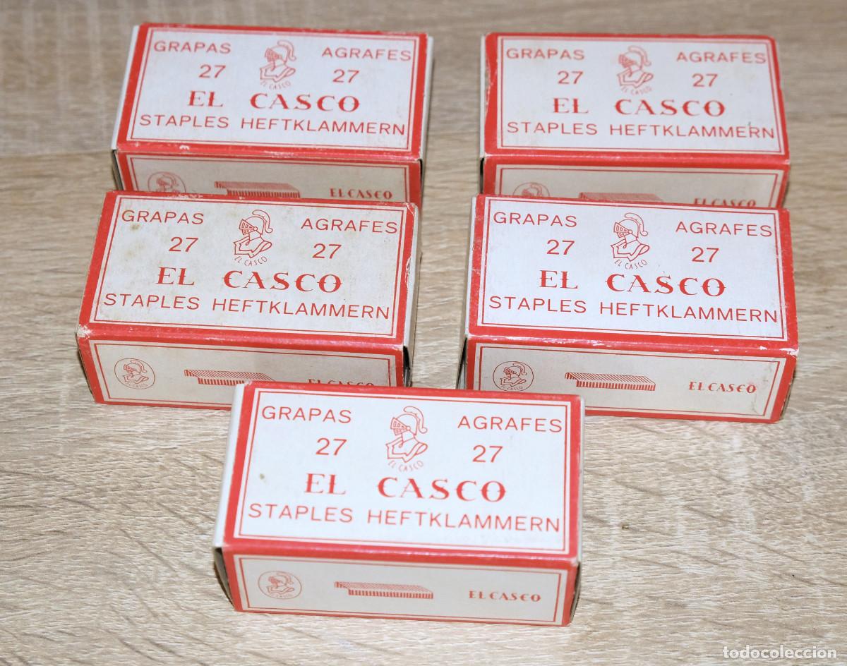 Coleccionismo: Cajas de Grapas &rdquo;EL CASCO&rdquo;