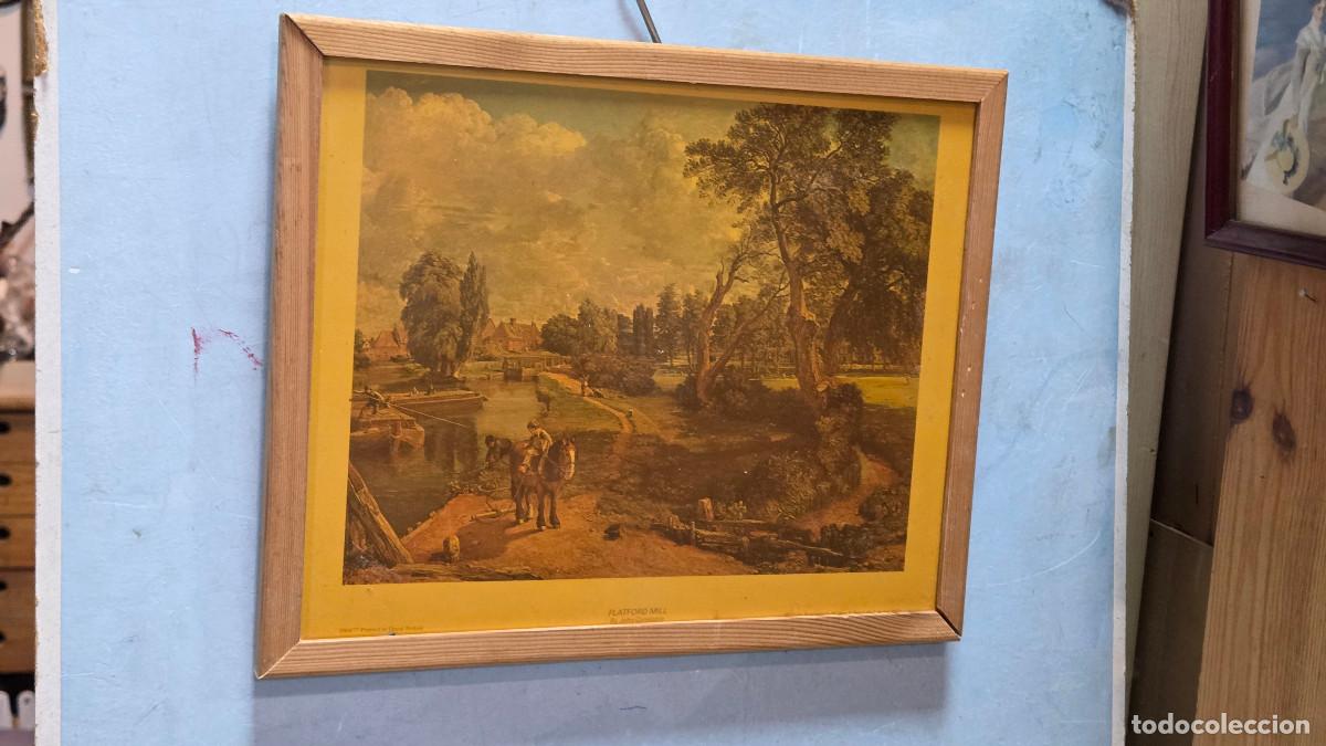 Coleccionismo: cuadro conm l&ntilde;amina vintage