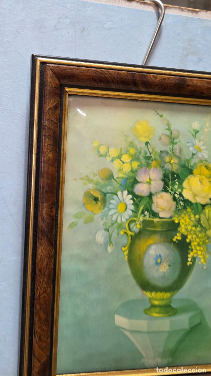 Coleccionismo: cuadro con laminas de flores - Foto 2