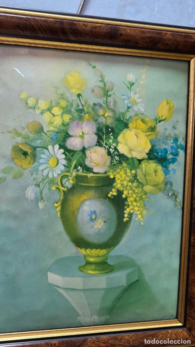 Coleccionismo: cuadro con laminas de flores - Foto 3