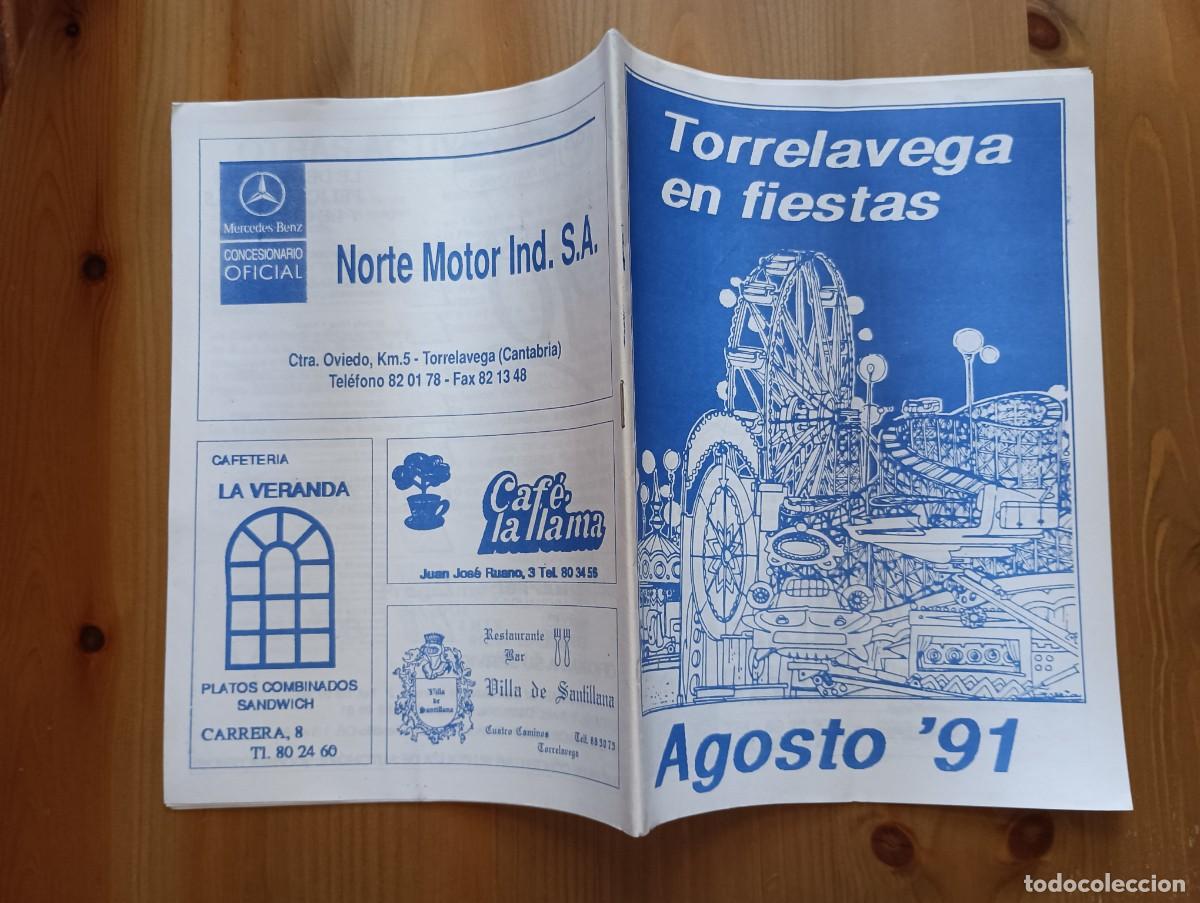 Coleccionismo: PROGRAMA FIESTAS DE LA VIRGEN GRANDE TORRELAVEGA AGOSTO 1991