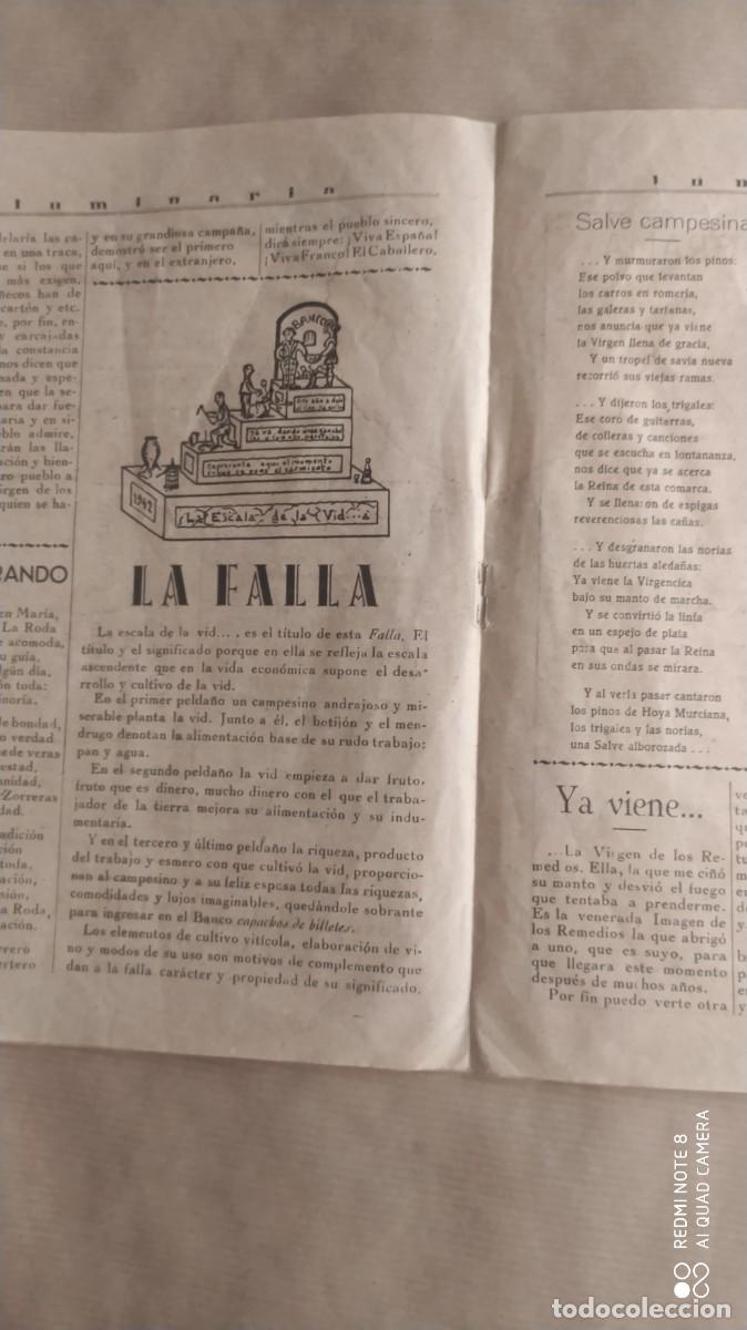 Coleccionismo: LA RODA ALBACETE PROGRAMA LUMINARIAS 1942 - Foto 3