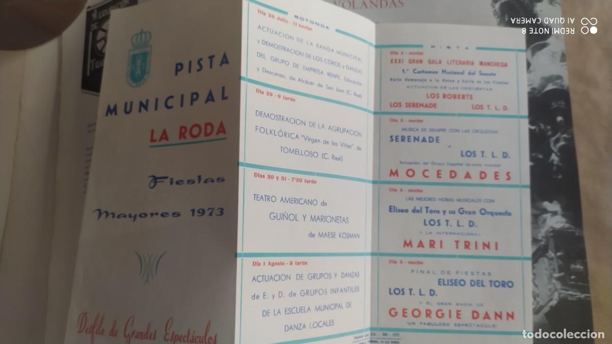 Coleccionismo: LA RODA ALBACETE PROGRAMA FIESTAS DE 1973 - Foto 6