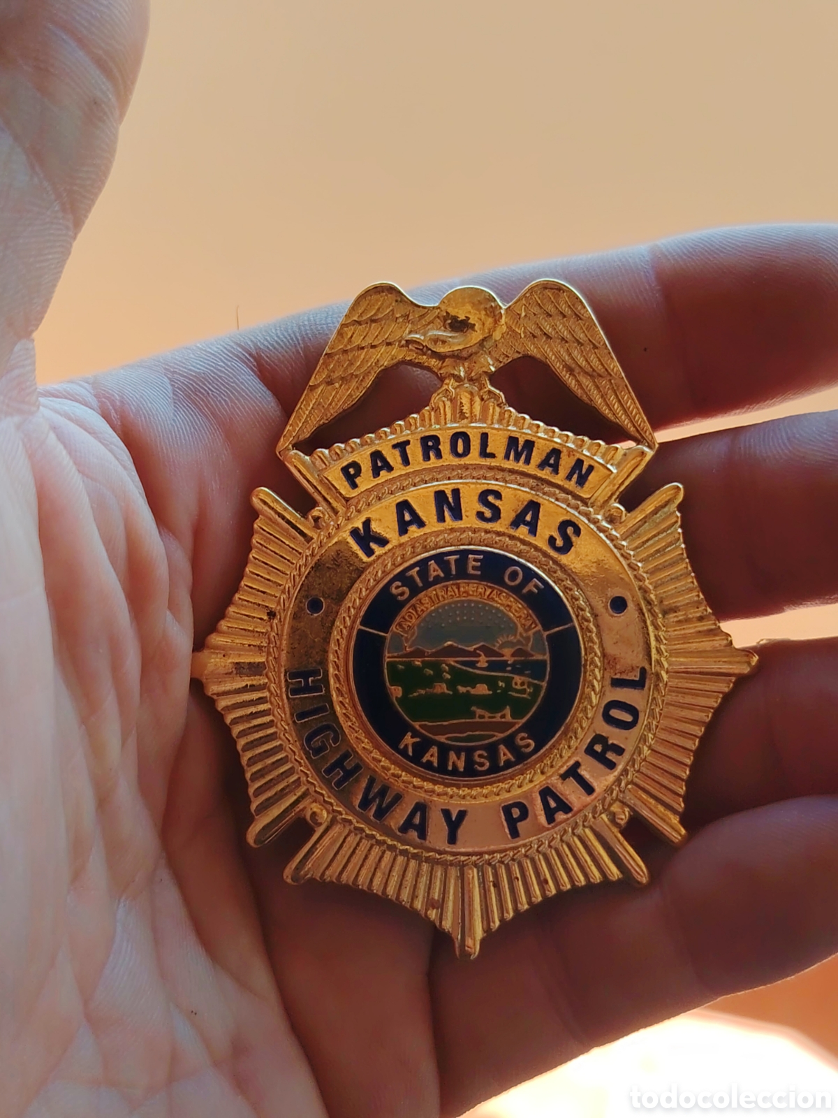Coleccionismo: CHAPA POLIC&Iacute;A KANSAS PATROL