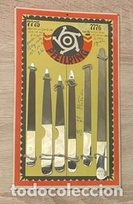 Coleccionismo: LIMAS MANICURA PFEILRING - TARJETA CAT&Aacute;LOGO - SET DE 6 LIMAS ORIGINALES